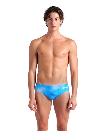 ARENA Performance Men's Tie-Dye Swim Brief Chlorine Resistant Swimwear Athletic Swimsuit Practice...