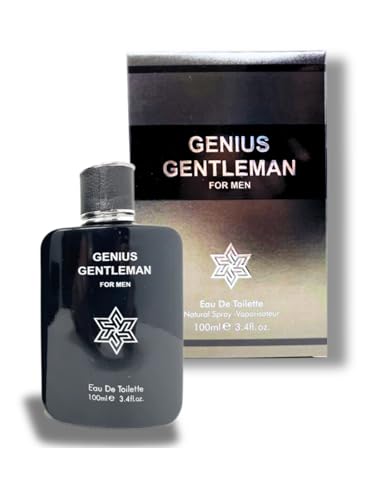POUR HOMME GENIUS GENTLEMAN EAU DE TOILETTE 3.4 FL. Oz Woody Aromatic fragrance for men.
