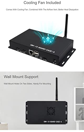 Waveshare Metal Box (A) Designed For Official Raspberry Pi Compute Module 4 Io Board Comes With Cooling Fan Mini Computer Chassis Robust And Dust-Proof Nice Looking #TOP5