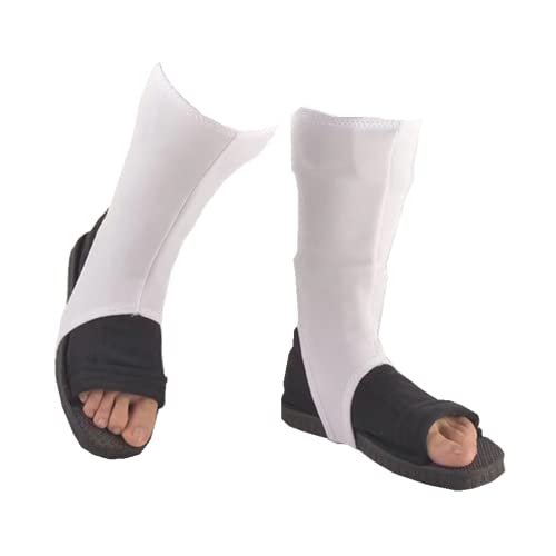 ZNZXYCOS US Size Adult and Child Anime Cosplay Black and White Shoes Halloween Accessories Shoes (Black US 10)