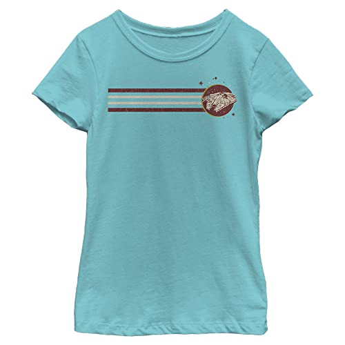 T-shirt Star Wars fille coton vêtement imprimé Faucon Millénium