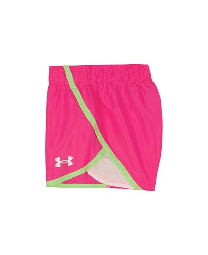 Image of Under Armour Girls' 2-piece Short Sleeve Tee and Shorts Set, Lightweight and Comfortable