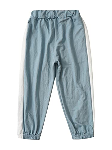 Hansber Little Boys Girls Capri Jogger Pants Elastic Harem Trousers Sweatpants Running Dancing Pants with Pockets4