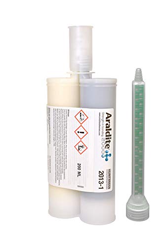 Huntsman Araldite 2013-1 Chemical-Proof Epoxy Gel (200ml/6.8oz/6.8oz) Cartridge + Tip