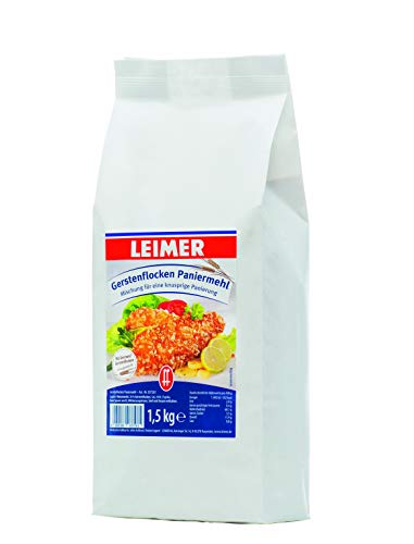 LEIMER Gerstenflcoken Paniermehl 1,5kg - Verleiht Schnitzel und Nuggets eine besonders knusprige Hülle (1 x 1,5kg)