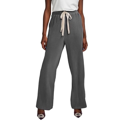 Pantalon de sport large femme 7/8 idéal pour le yoga et le home office