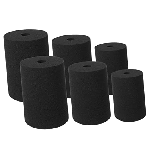 VILLCASE 6pcs Cup Turner Sponge Inserts Replaceable for Tumbler Crafting Soft Sponges Varying Center Diameters for Securely Holding Cups During Use