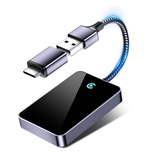 Olubfdh Wireless Apple Carplay Adapter, Magic Link Carplay with USB