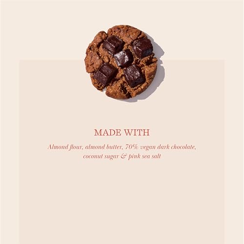 Image of The Cinnamon Kitchen Almond Flour & Cacao Cookies (Pack of 5) | As Seen On Shark Tank |100% Natural & Healthy | Gluten Free | 100% Organic | PCOS Friendly |Refined Sugar Free|ChocoChip Cookie| 175 g