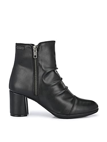 Image of Delize Women mid heel high western boots 57015