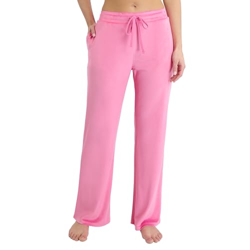 Image of Juicy Couture Women's Velvet Fleece Lounge Pajama Pant with Rhinestones