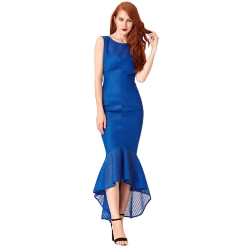 Goddiva - Vestito - Peplo - Senza Maniche - Donna Blue 40