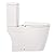 Signature Hardware 446543 Grayvik 1.28 GPF Two Piece Elongated Toilet - Seat Included - White