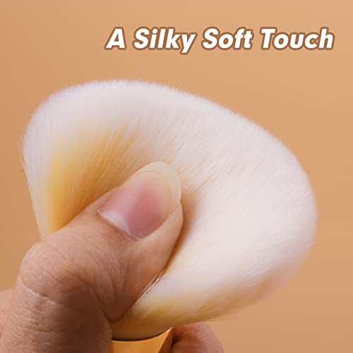 10Pcs Makeup Brushes Set Professional Kabuki Foundation Eyeshadow Blush Blending Lip Full Face Cosmetic Kit W/Makeup Brush Set with Holder