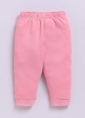Image of Smart Baby Cotton Night Suit for Girls | Baby Girl Dress 6-12 Months Stylish | Full Sleeve Pajama Set with Strawberry Print and Aplic | Infant Nightwear & Kids Clothes