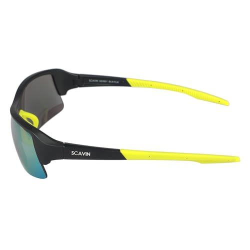 Image of Sporty Sunglasses For Men - Half Rim Polycarbonate Sunglass For Men, Boys (S23931-HF)