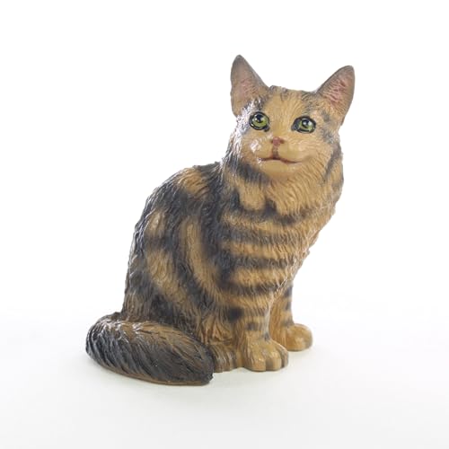 Maine Coon, Brown Tabby Tiny Ones Cat Figurines (2 in)