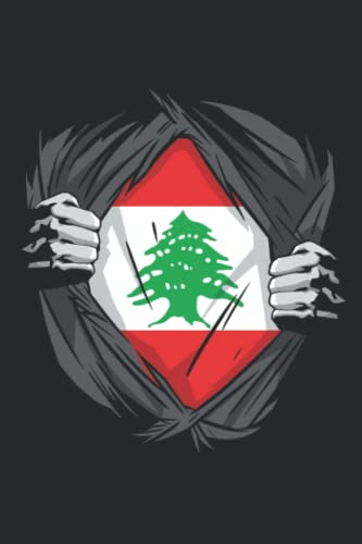 Lebanon Flag: Pretty Awesome & Funny lined Journal & planner With Prompts To Write In for every Lebanese & Lebanon Lover. Gift idea for Every Lebanese Friend.