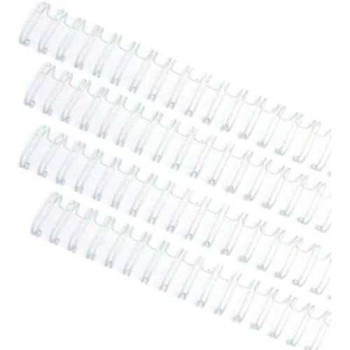 Wire-o para Encadernação 2x1 A4 Branco 7/8 para 180fls 04un