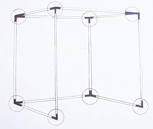 10' x 10' Golf Cage Practice Frame 1 3/8