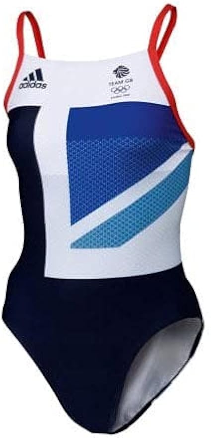 Adidas offizielle Olympia London 2012 Damen Badeanzug Team GB Teamwear ...