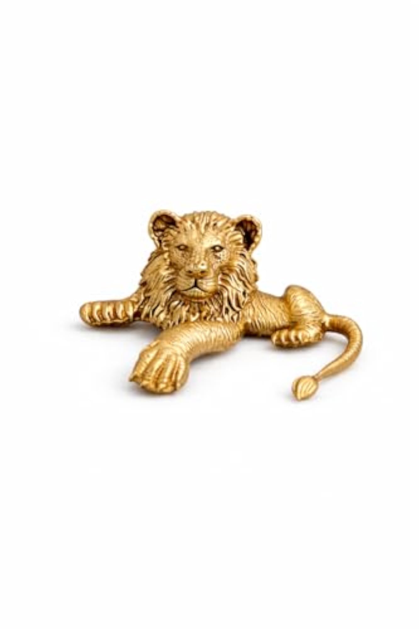 Imperial Lion Lapel Pin, Royal Brooch for Men