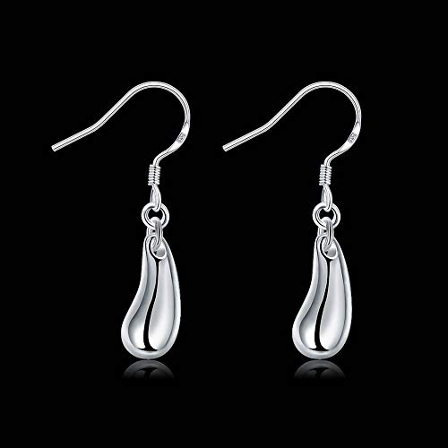 5Pcs Silver Jewelry Set For Women Teardrop Pendant Necklace Earrings Bracelet Ring Fit With Party Meeting Dating Wedding Birthday Gift #TOP7