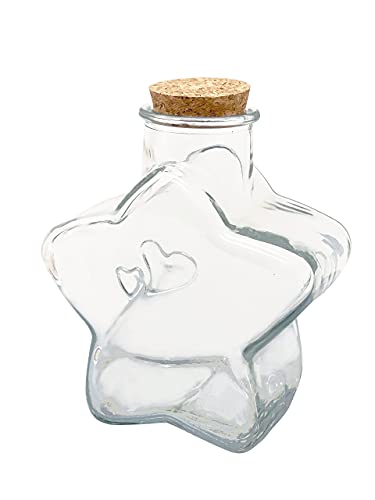 MasterChinese Origami Star Glass Jar Decoration (Star) - 6 inches Tall