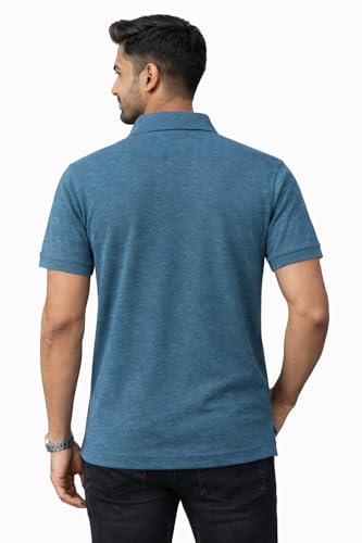 Image of Men's Polo T-Shirt | Breathable, Moisture-Wicking, Soft & Lightweight | Regular Fit Casual & Travel Wear