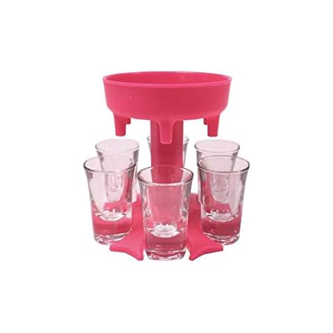 6 Shot Glass Dispenser and Holder Cover