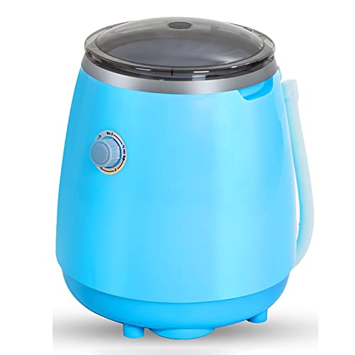 Lavadoras Lavadoras Lavadora de Camping de 1,5 KG, ahorro de energía/agua, fácil funcionamiento, for ropa interior, calcetines, apartamentos, dormitorios, estudiantes (Color : Blue)