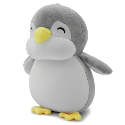 Image of Soft Grey Snowy Plush Toy for Kids Stuffed Soft Toy with Cute Hug-Friendly Plush for Babies, Toddlers & Children Safe, Lightweight & Easy to Clean (30CM)