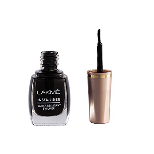 Image of LAKME Insta Matte Eye Liner, Black, 9Ml And Perfecting Liquid Foundation, Marble, 27Ml