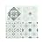 SMART TILES Peel and Stick Backsplash - 5 Sheets of 9" x 9" - 3D Adhesive Peel and Stick Tile Backsplash for Kitchen, Bathroom, Wall Tile