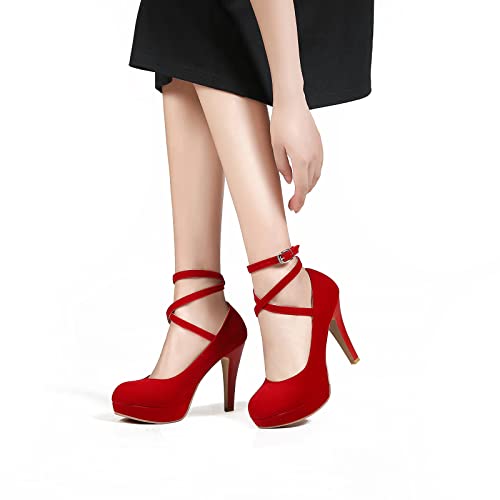 Image of Mostrin Fashion Vintage Womens Small Bowtie Platform Pumps Ladies Sexy High Heeled Shoes
