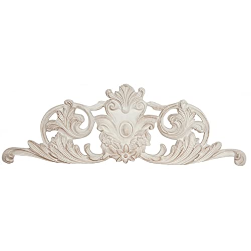 Biscottini Fregio Legno 100x35 cm Made in Italy | Fregi per mobili e pareti | Fregi in Legno Decorativi per mobili e pareti con Finitura Anticata