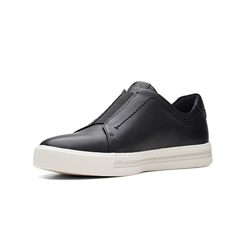 Image of Clarks Womens 26168034-black Leat Boat Shoe