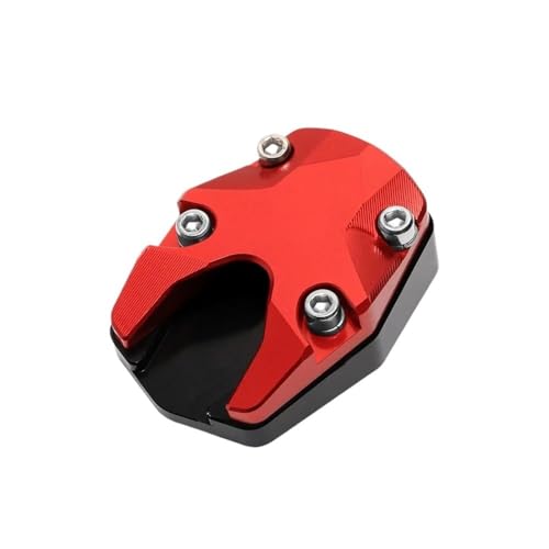 Extension béquille latérale moto et platine de support anti-enfoncement au sol