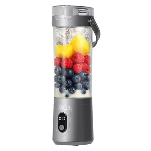 Fyrdyn Centrifugeuse,Extracteur de Jus de Fruits Électrique | Appareil de Cuisine Portable avec Écran Digital pour Jus d'Agrumes...
