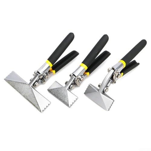 Besttoolifes Alicates de doblado de chapa de metal, acero al cromo vanadio, herramienta de crimpado manual para construcción, marco de acero ligero, puertas de marco de acero (A)