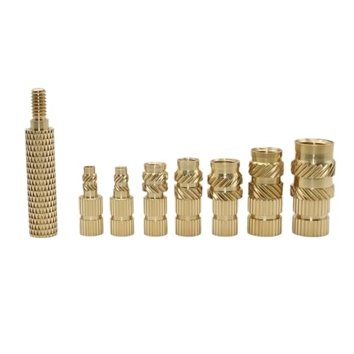 �q�[�g�C���T�[�g�i�b�g �A�C�����`�b�v M2 M3 M4 M5 M6 M8 �^�J�X���b�h���ߍ��݃L�b�g �v���X�`�b�N 3D �v�����^�[�͂񂾕t���p�}���c�[��(Brass guide head)