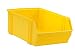 Produktbild hünersdorff Sichtbox / Stapelbox / Lagerbox in Größe 5, aus Polystyrol, hohe Formstabilität und Belastbarkeit, Farbe: Gelb