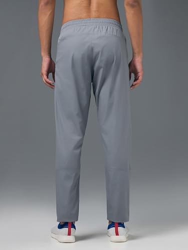 Image of TECHNOSPORT Men's Solid Slim Fit Sports Track Pants with TS LYTRA | Quick-Dry, Moisture-Wicking, UPF 50+ & Odour-Resistant Activewear for Gym, Running & Training