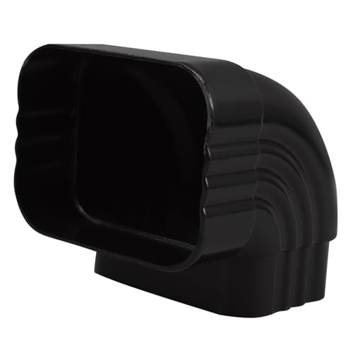 Balacoo Easy Install Gutter Downspout Elbow Aluminum Alloy Rain Adapter Connector