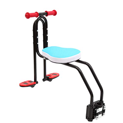 Read About WOLFBUSH Child Bike Seat, Foldable Bicycle Baby Seat Front Mount Child Safety Carrier Fro...
