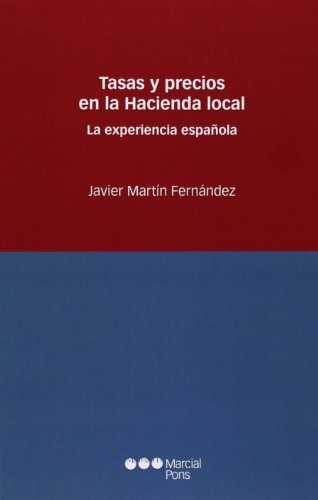 Portada de Tasas y precios en la Hacienda local