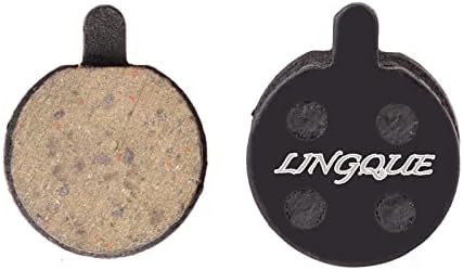 LINGQUE 1 Pairs Disc Brake Pads, Semi-Metallic Resin Bike Brakes Pad Compatible with Shimano, Zoom and Electric Scooter