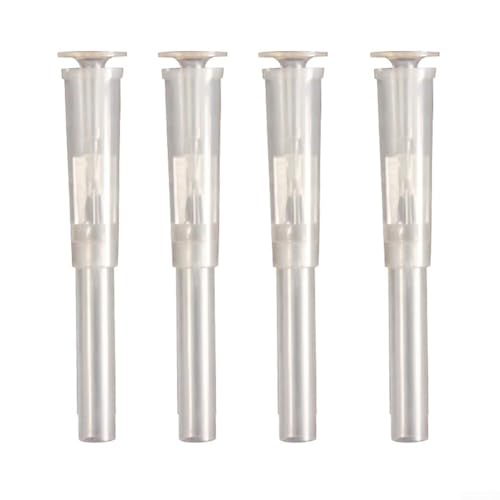 Mini-Springbrunnendüsen mit Pilz-Design für Garten für Teiche und Innenaquarien, kompakte Wasserpumpenköpfe für verbesserte Wasserzirkulation (transparent), 4 Stück