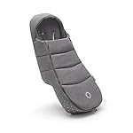 Bugaboo Ganzjahres Fußsack, unverzichtbares Kinderwagen-Zubehör für jede Jahreszeit, wasserdichter und atmungsaktiver Fußwärmer in Grey Mélange