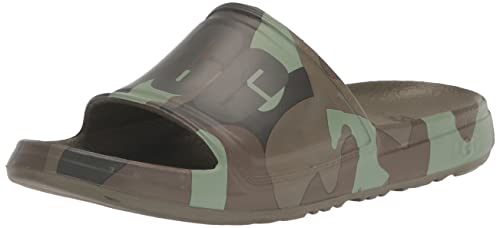 UGG メンズ Wilcox Slide Camopop サンダル, モスグリーン, 24